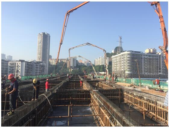 潼南涪江大橋改造工程進展順利，主橋施工穩步推進